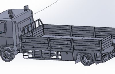 侧栏卡车重型运输车