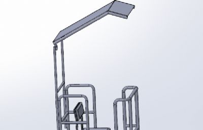 独立钢结构梯子