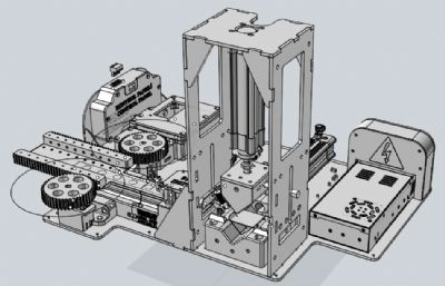 L-压机总装模型