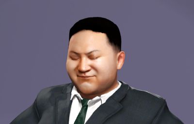 金正恩将军3d模型,金三胖
