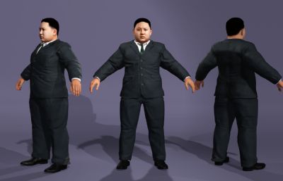 金正恩将军3d模型,金三胖