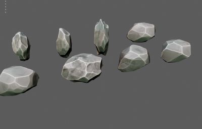 石块 卡通石头 岩石