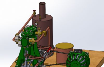 立式蒸汽锅炉发电机