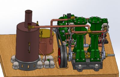立式蒸汽锅炉发电机