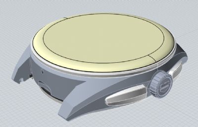 智能手表创意设计,带内部结构