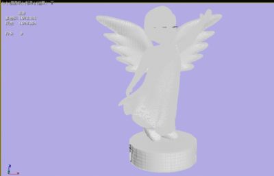 天使手办/卡通男孩/雕塑摆件