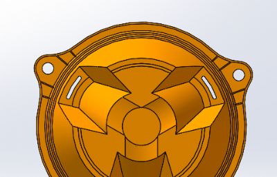 花盆三维stp模型