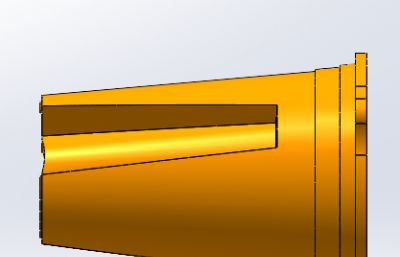 花盆三维stp模型