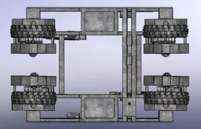 田间播种机小车底盘