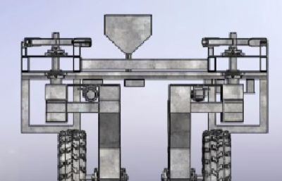 田间播种机小车底盘