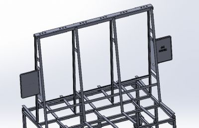 玻璃运输台车（无隔板）