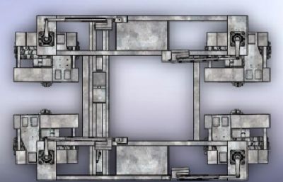 田间播种机小车底盘