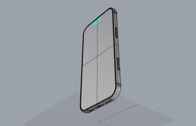 IPhone 17 PRO网传预测版rhino模型