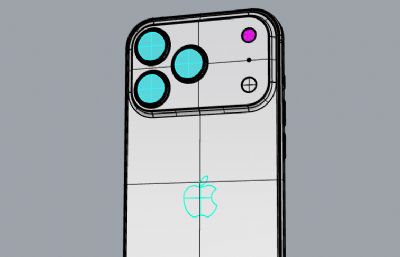IPhone 17 PRO网传预测版rhino模型