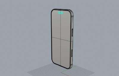 IPhone 17 PRO网传预测版rhino模型