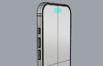 IPhone 17 PRO网传预测版rhino模型