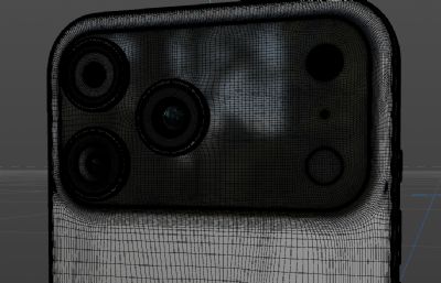 Apple iPhone 17/17 air/17 pro/17 pro max手机组合C4D模型