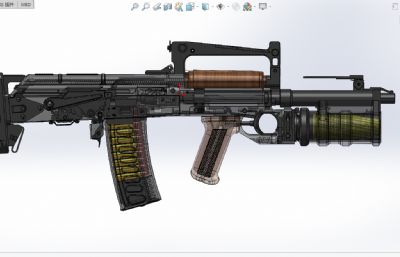 OTS-14步枪Groza模型