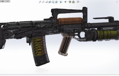 OTS-14步枪Groza模型