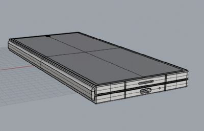 三星W25手机3D模型