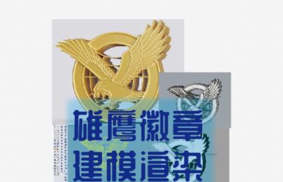 雄鹰徽章-金属徽章