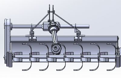 农业土壤旋耕机结构