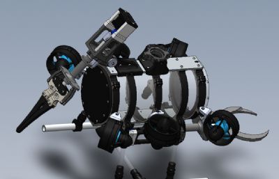 带夹具的极限下潜遥控潜水器