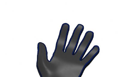 劳保手套模型