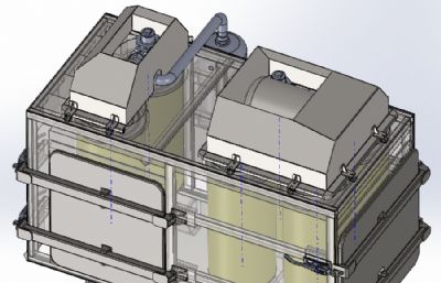 干式扫路除尘箱
