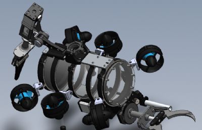 带夹具的极限下潜遥控潜水器