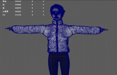 女孩冬装模型 漂亮羽绒服女孩