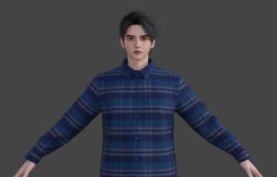 帅哥 城市男青年休闲服装  城市男青年