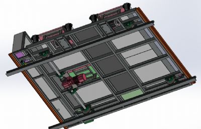 带链条输送RGV小车