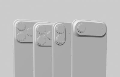 iPhone 17 series 高精度三维模型