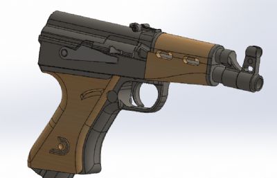 AK9毫米手枪模型