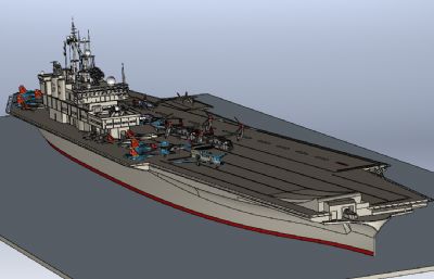 CG航母模型图