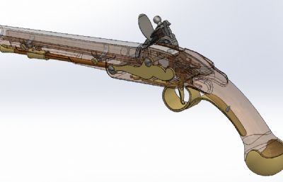 C1760燧发枪模型
