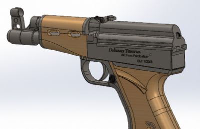 AK9毫米手枪模型