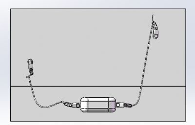 电动汽车充电站(两个充电接口)