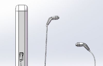 电动汽车充电站(两个充电接口)