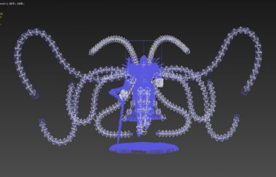 次世代天神神灵 圣光大天使 有绑定动画