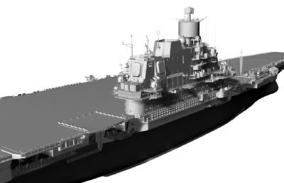 前苏联海军1143.5型重型载机巡洋舰（弹射版库兹涅佐夫号精模）