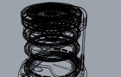 便携式组合式厨具设计-产品设计建模渲染
