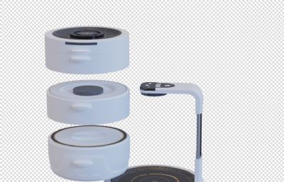 便携式组合式厨具设计-产品设计建模渲染