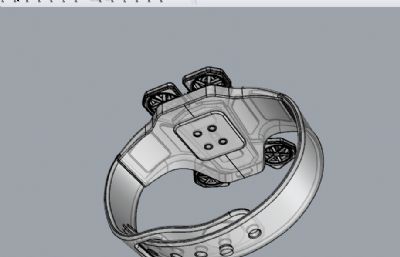 穿戴式无人机设计-产品设计建模渲染