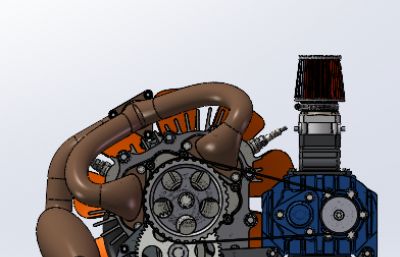 双冲程转子发动机