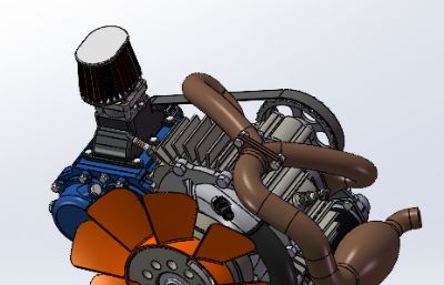 双冲程转子发动机