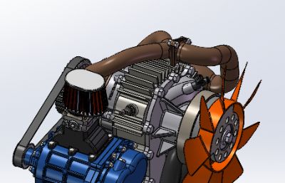 双冲程转子发动机