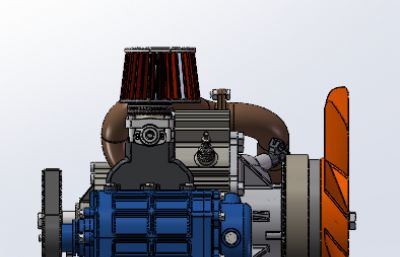 双冲程转子发动机