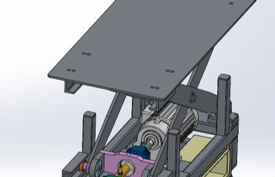 电机驱动剪叉升降机